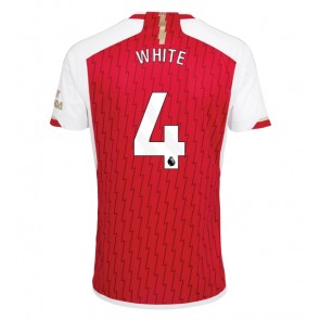 Arsenal Ben White #4 Replika Hjemmebanetrøje 2023-24 Kortærmet